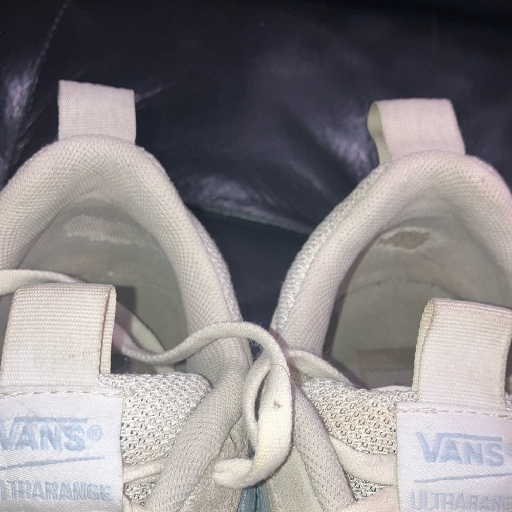 Vans men’s size 7 1/2 grey/ Beige / light blue Sneakers / runners SOME WEAR - Picture 16 of 16